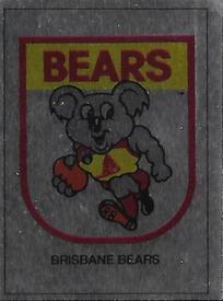 1991 Select AFL Stickers #27 Brisbane Bears Front